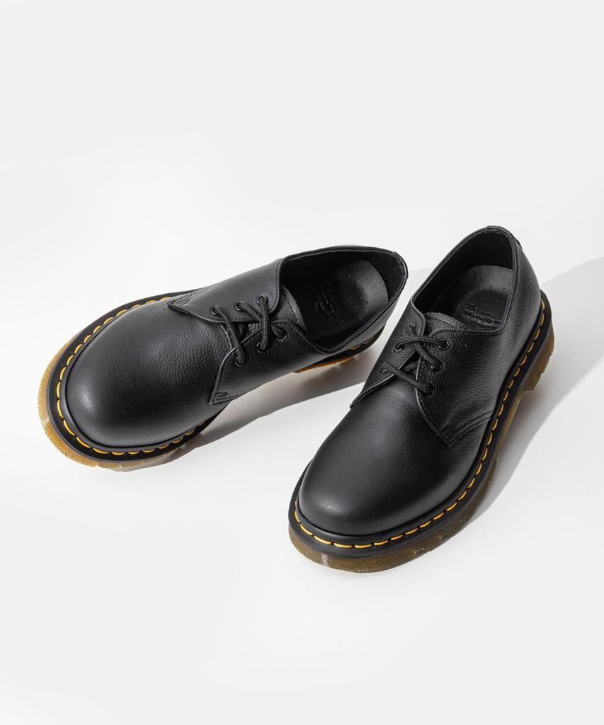 [Dr. Martens] Рабочая обувь 24256001 1461 OXFORD SHOES из кожи VIRGINIA ЧЕРНЫЙ/Черный [Параллельный импорт]