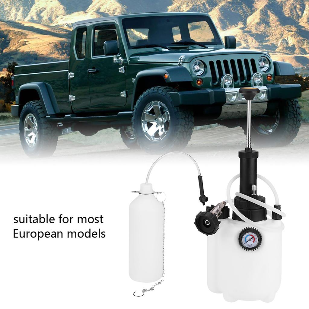 Инструмент для прокачки жидкости ручного тормозного сцепления емкостью 3 л с адаптером