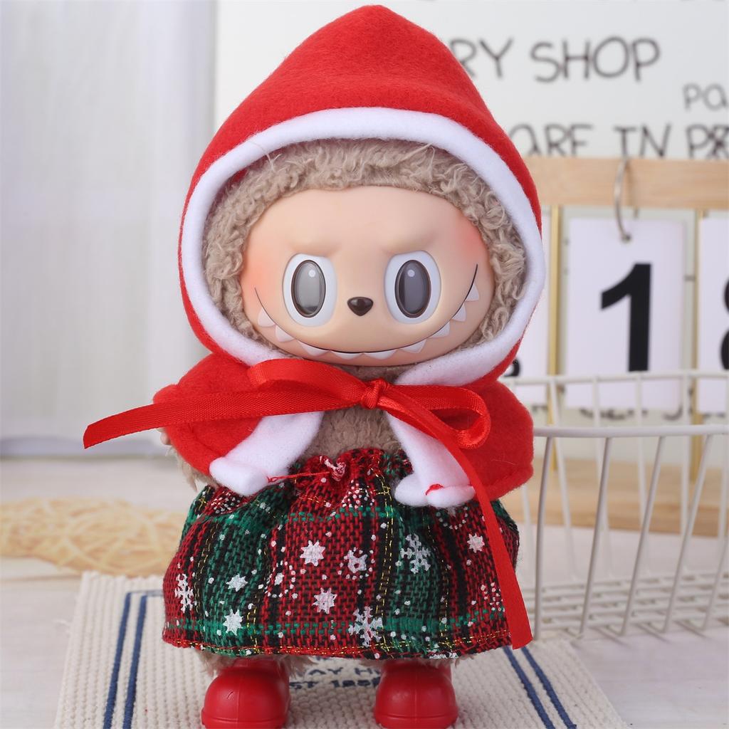 Lapupu 17см Рождественская одежда для кукол: Свитер для вечеринки Sit-Sit первого и второго поколения