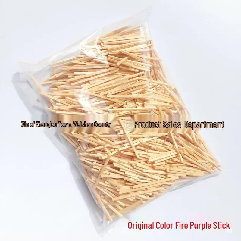 Colorful Wooden Matchsticks for Kids' Crafting and Counting