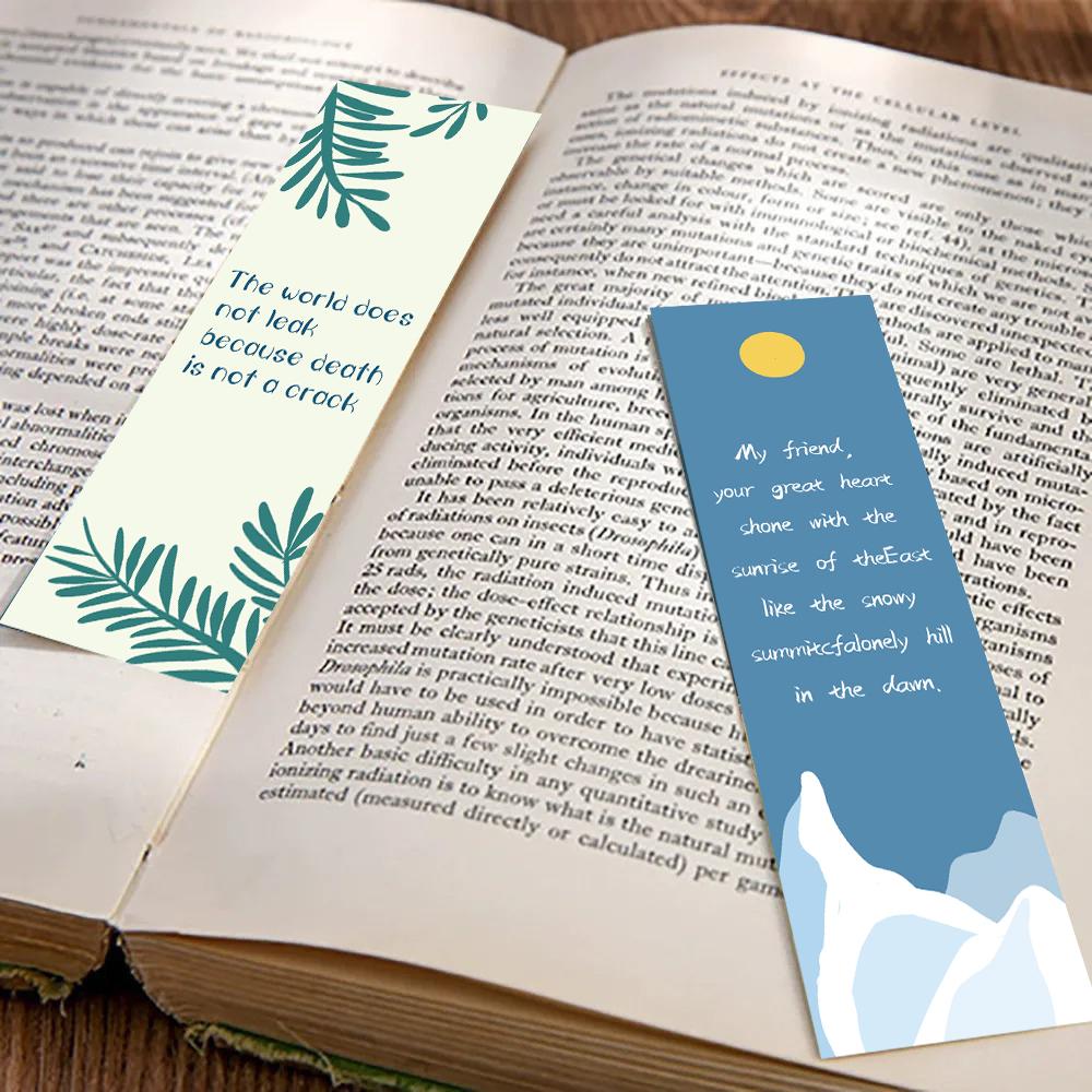 30 шт. Закладки с принтом на тему чтения, подарок Харадзюку, для кафе, бумажные принадлежности, для студентов, очень подходят для книжных фанатов, студентов, закладка