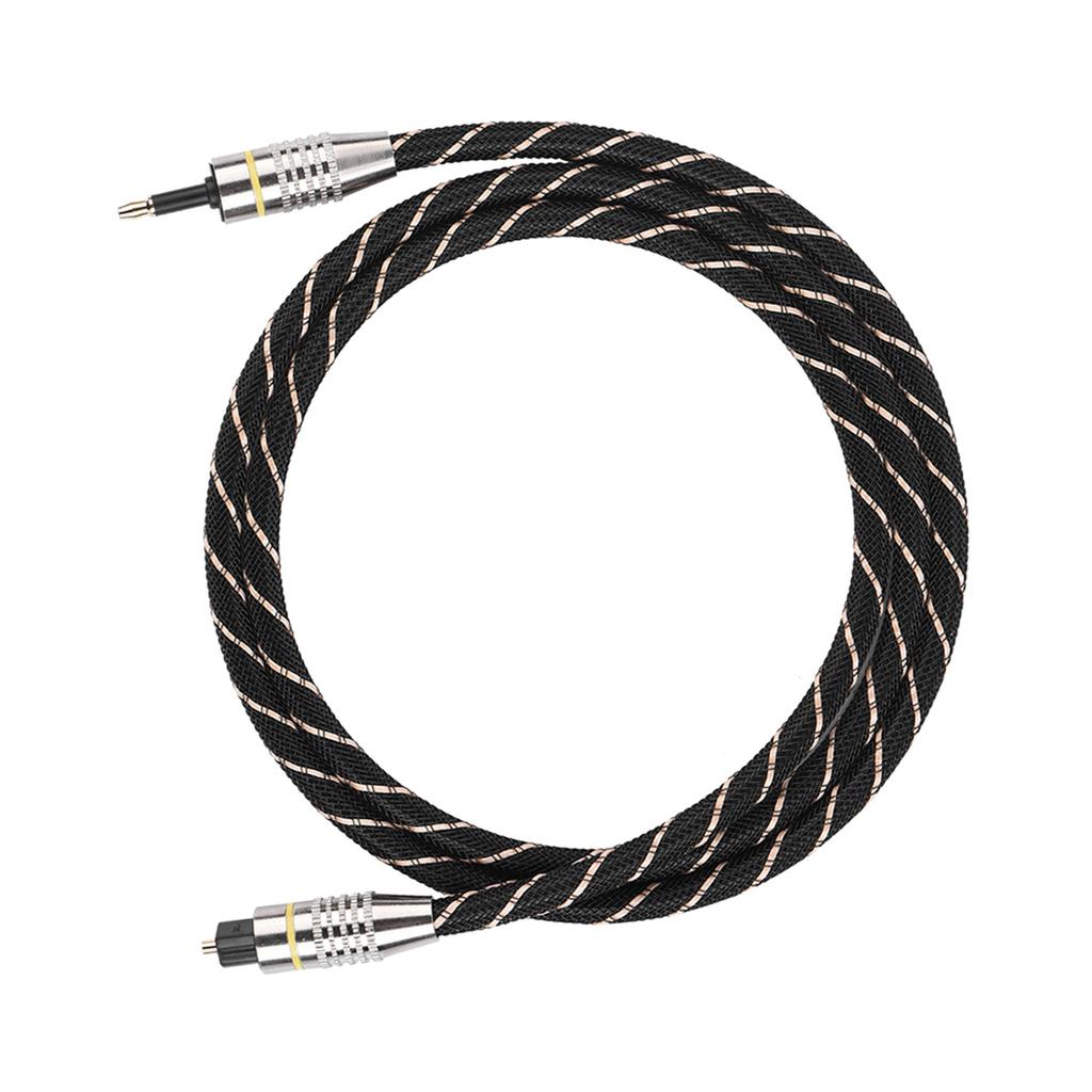 Toslink к мини-штекеру 3,5 мм оптоволоконный цифровой аудиокабель SPDIF позолоченный разъем круглый