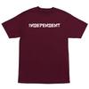 Рубашка-платье Independent Trucks Dressen Bar Бордовая