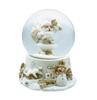 Livelight Snow Globe 45mm White Scene Santa Present Gift Snow Globe Market Tokyo Candle