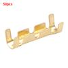 50 шт. U-образные клеммные наконечники, обжимные соединители, холодные клеммы, малые клеммы для лицевой панели 0,3-1,5 мм