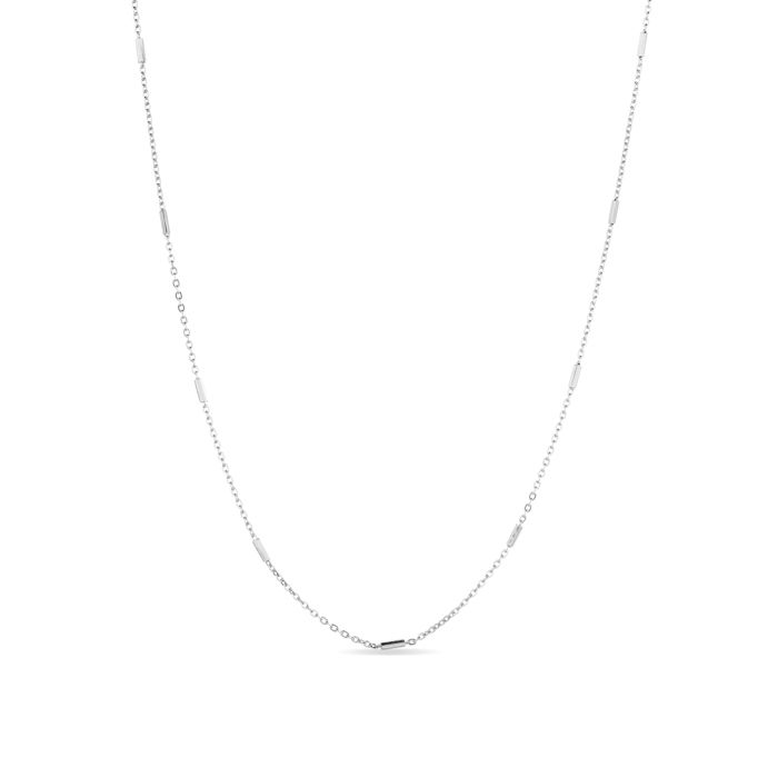 Collier Luxenter En Argent 925 Finition En Rhodié - Tartes