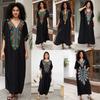 New Style Cotton Loose Jumpsuit Long Skirt Beach Robe Bikini Cover Up
