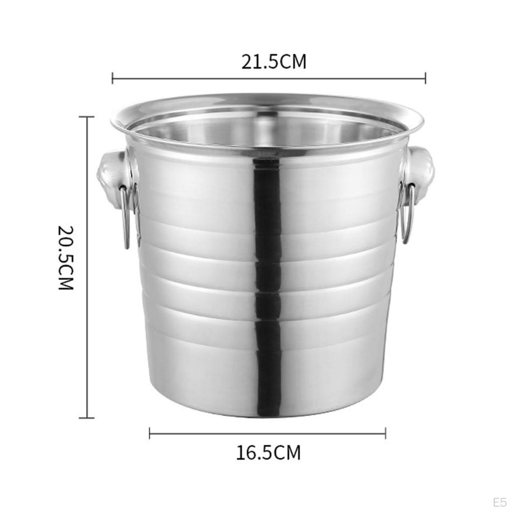 Ведро для льда с зажимом, пивные ведра, удобный портативный инструмент для охлаждения напитков для вечеринок в отеле