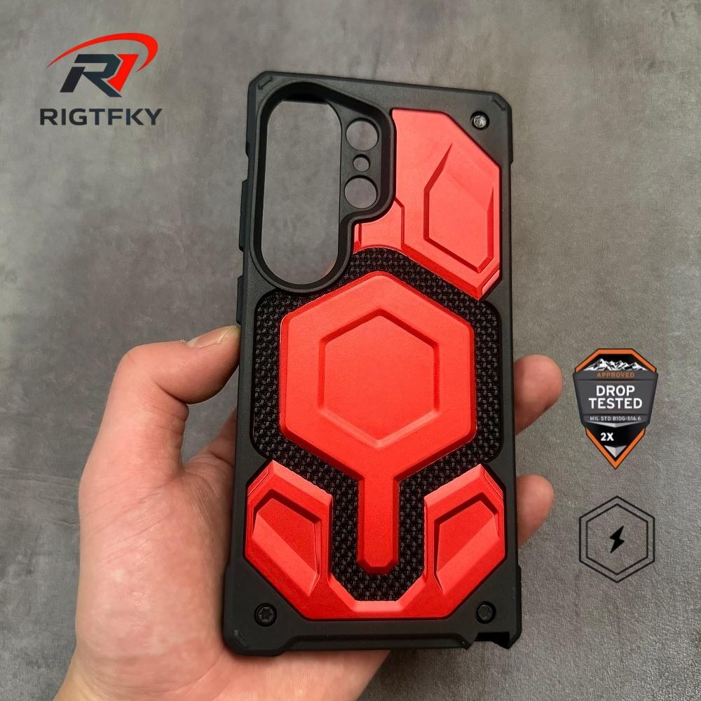 НОВЫЙ Оригинальный чехол Monarch для телефона Samsung S26 Ultra S25 S24 S23 Plus S26ULTRA Усиленный ударопрочный Бронированный Магнитный Защитный чехол