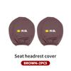 Car Seat Headrest Anti-Dirty Elastic Pillow Protective Cover For Renault Clio Arkana Captur Twingo Talisman RS Logan Duster A12