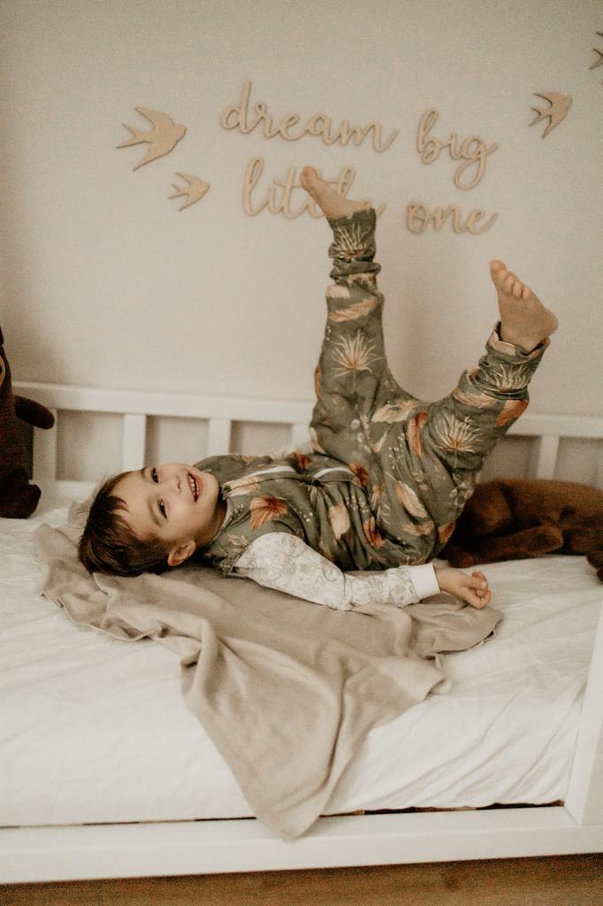 Reversible Sleeping Bag With Legs M (3-5 Years) Bloom/Black Dots