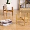 10/12 Inch Odern Style Flower Pots Base Display Stand Four-legged Wood Flower Pot Holder Home Garden Patio Decor  Shelf