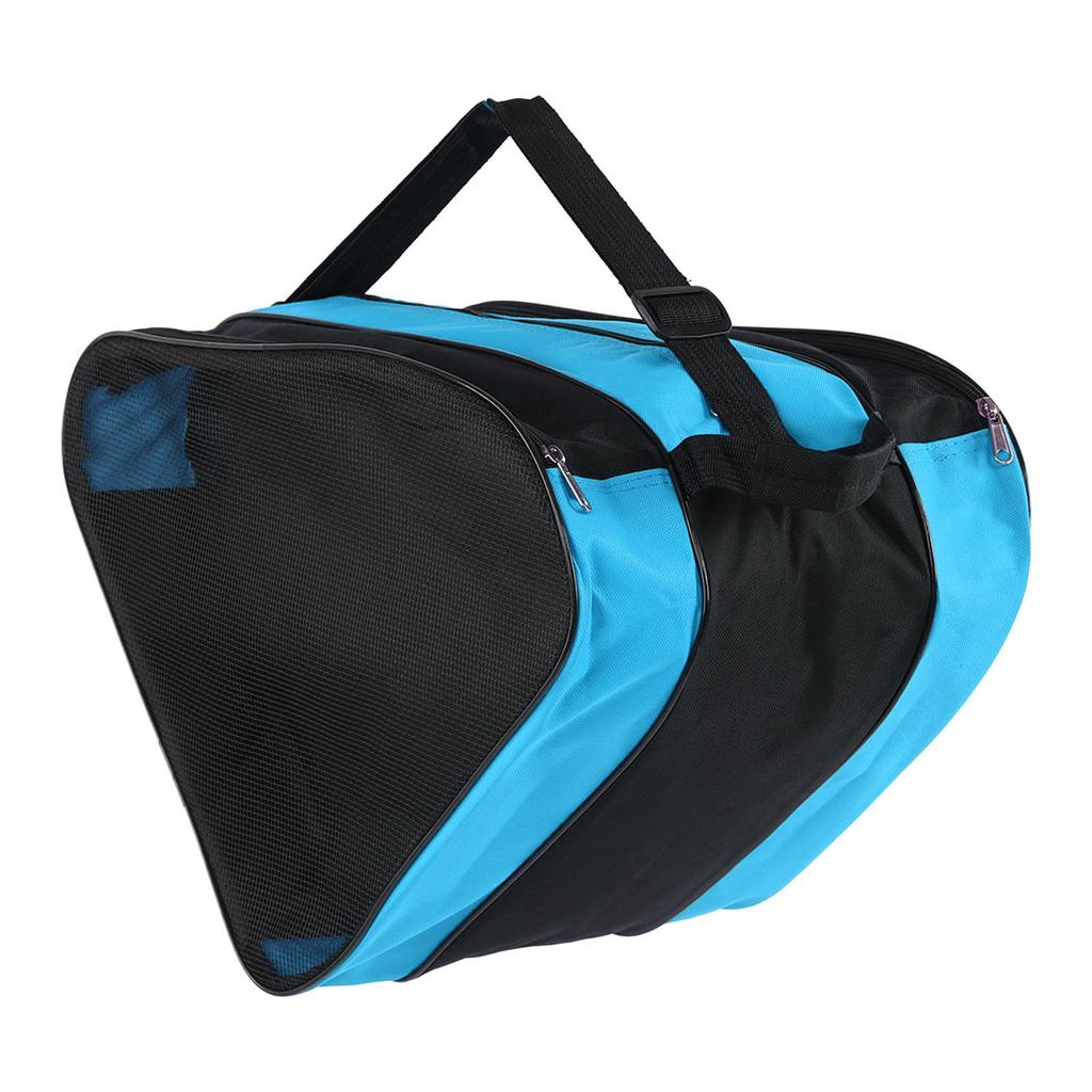 Сумка для роликовых коньков, утолщенная, 3 слоя, треугольная, водонепроницаемая, с регулируемым ремешком для