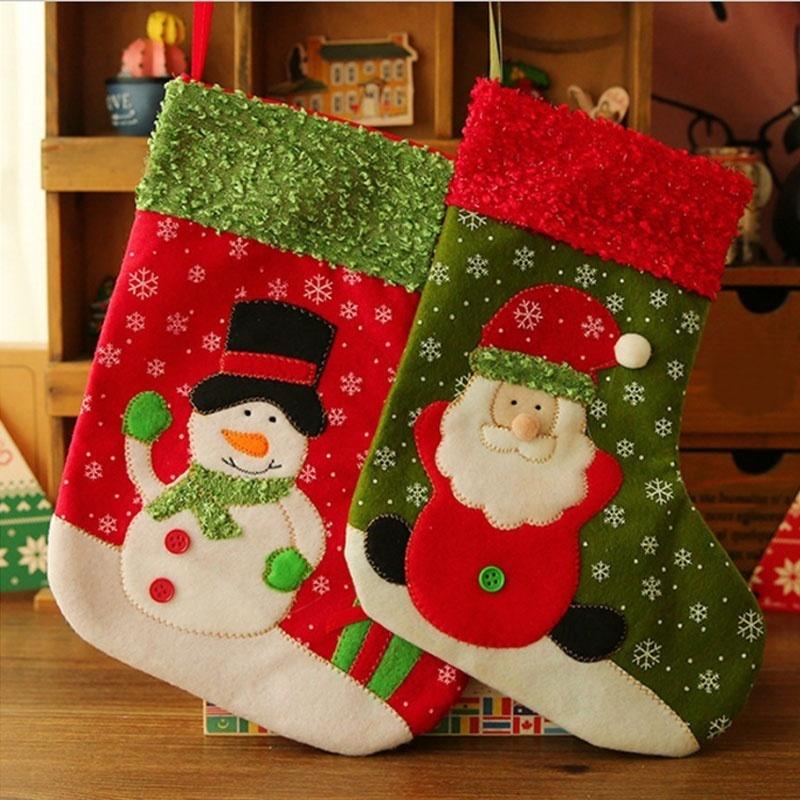Christmas Decorations Xmas Gift Creative Santa Claus Christmas Socks