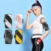 Mini Casual Colorblock Arm Zipper Bag Versatile Running Mobile Phone Storage Bag For Women Men Outdoor Use