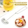 Ручной венчик для взбивания яиц, простая в эксплуатации эргономичная ручка, мини-полуавтоматический вспениватель молока для приготовления пищи