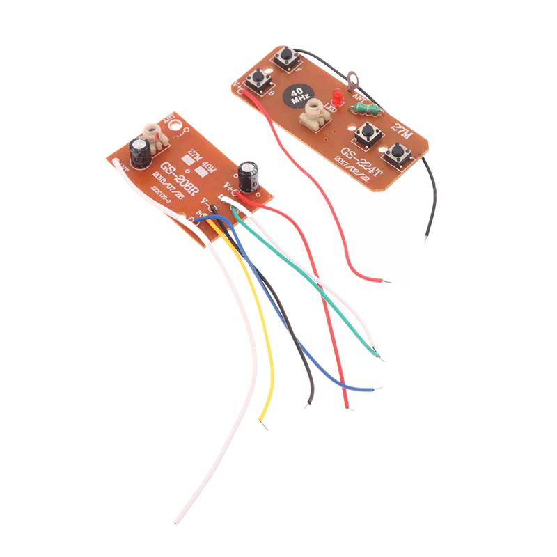 1 комплект Печатная плата 40 МГц 4-канальный PCB Приемник Модуль контроллера Для аксессуаров RC-автомобиля DIY RC-самолет Игрушка с дистанционным управлением