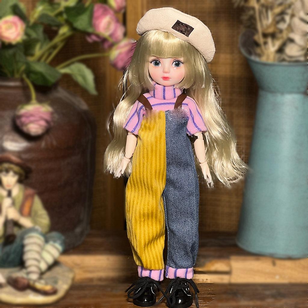 Платье для куклы Лоли Полный набор куклы с 20 шарнирами и расписанным вручную макияжем губ