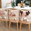 Christmas Chair Back Covers Gnome Chair Covers Xmas Dining Chair Covers For Home Kitchen Dining Room Decor