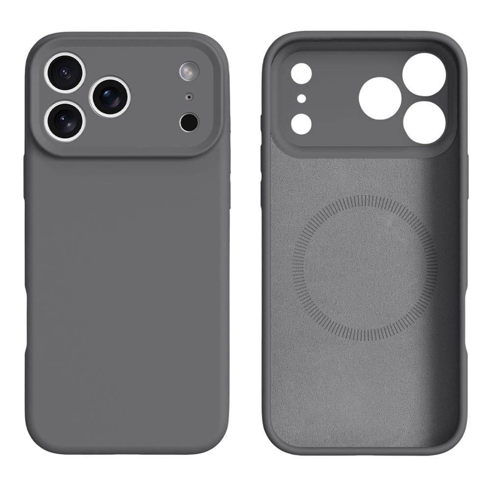 For iPhone 17 Pro Case Compatible with MagSafe Precise Cutouts Liquid Silicone Protective Back Cover