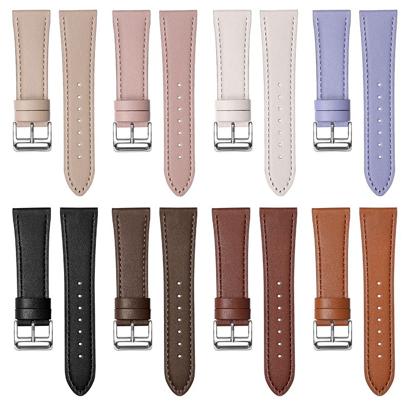 Ремешок из натуральной кожи 20 мм 22 мм для Huawei Gt3gt4/Por, кожаный ремешок, ремешок для умных часов, браслет, спортивный браслет Samsung