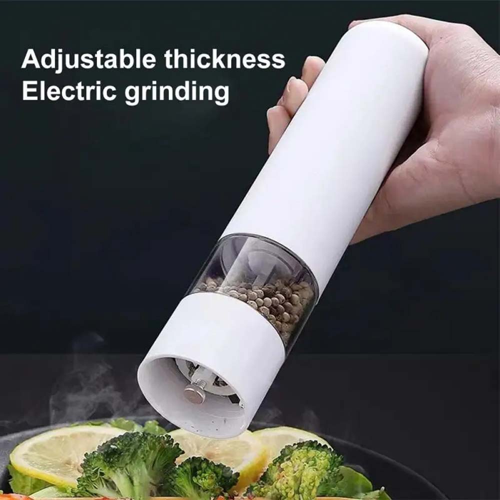 Electric Pepper Grinder and Salt Grinder Adjustable Coarseness Kitchen Spice Grinder Simple Kitchen Tool