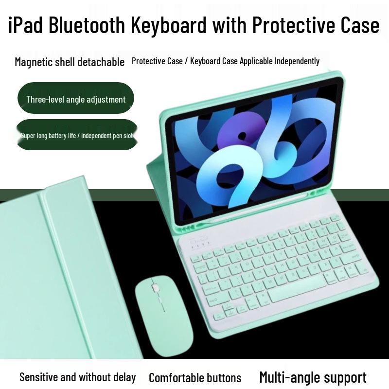 Магнитная клавиатура Magic Keyboard для iPad: Съемный, 7-цветная подсветка, Bluetooth, Долгое время работы от батареи, Кожаный чехол-подставка