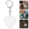 Heart Shaped Guitar Pick Keyring Picks Size Case Guitar Pick Keychain  Musical Accessories