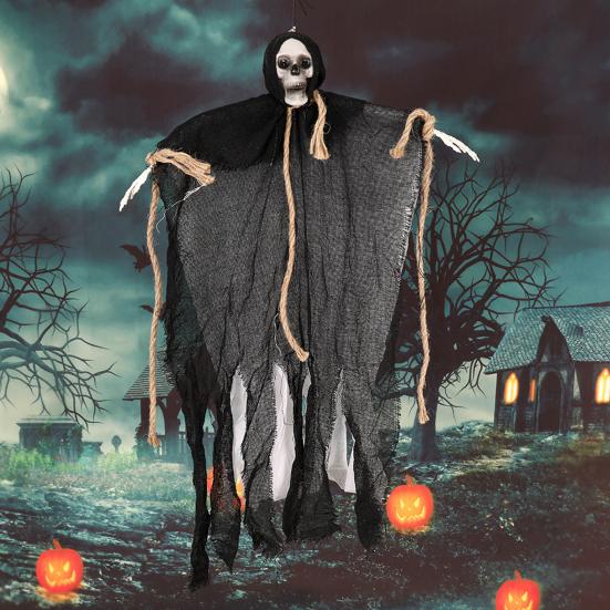 Hanging Skeleton Decoration Halloween Outdoor Human Skeleton Decoration Haunted House Prop for Yard Patio Garden Indoor Decor