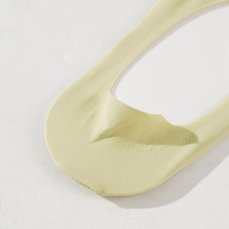 Женские дышащие носки из ледяного шелка с низким вырезом, противоскользящие летние тонкие невидимые носки-лодочки