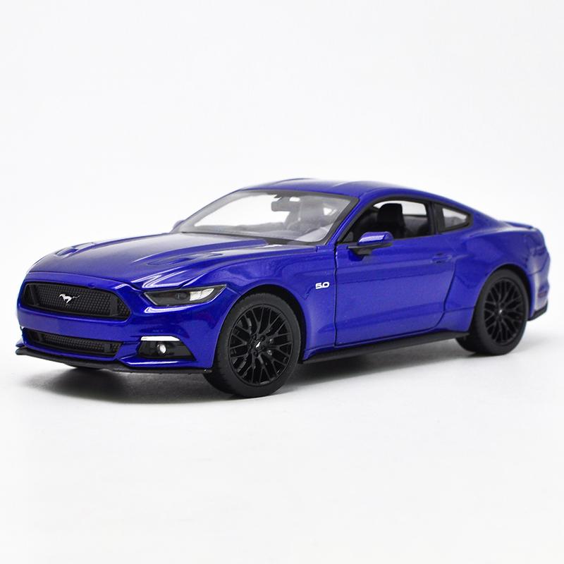 Welly 1/24 Ford Mustang GT 2015 Сплавная Модель Автомобиля Литая Игрушечная Машина Высокая Симуляция Автомобили Игрушки для Детей Детские Подарки