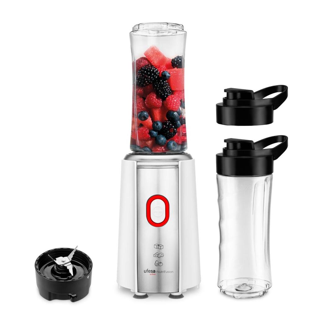 Cup Blender UFESA NUTRIFUSION 1200W 2B White Black 1200 W 500 ml