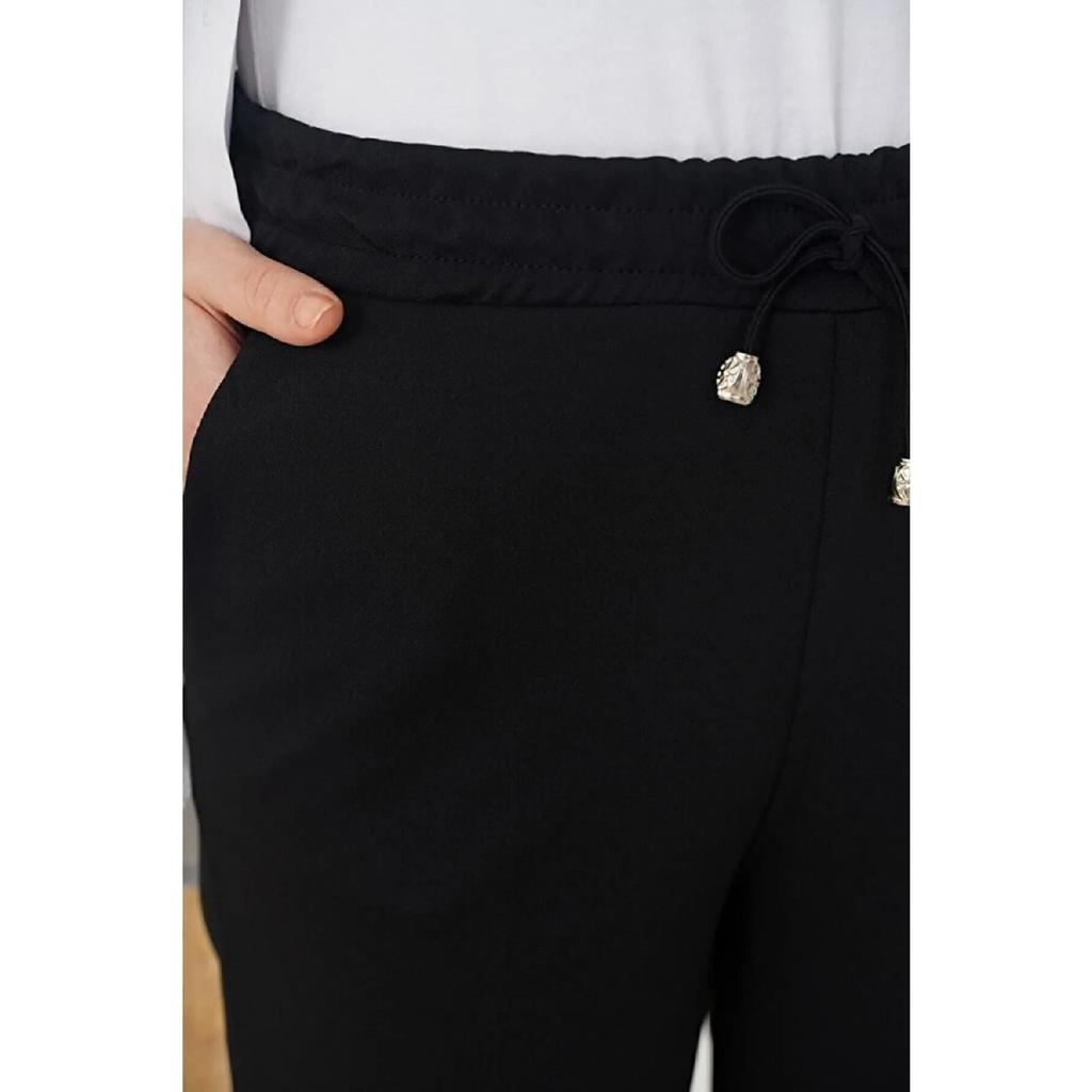 Женские эластичные брюки-морковки