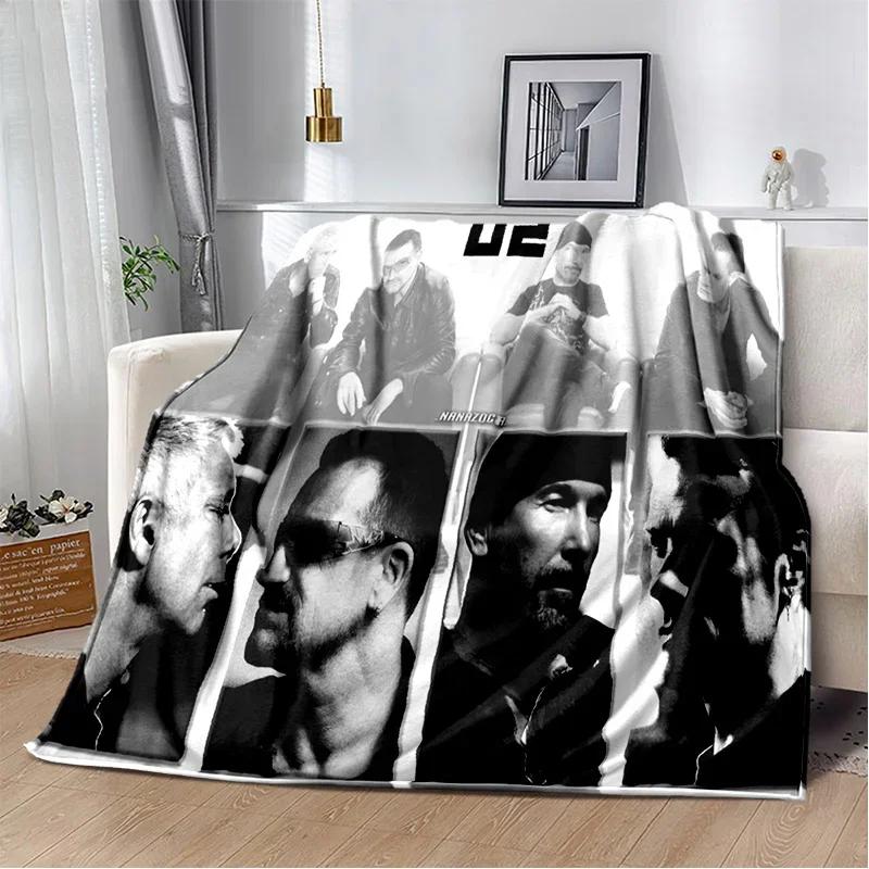 U2 Rock Bang Bono одеяло с 3D принтом, мягкое одеяло для дома, спальни, кровати, дивана, пикника, путешествий, офиса, отдыха, одеяло, детское одеяло
