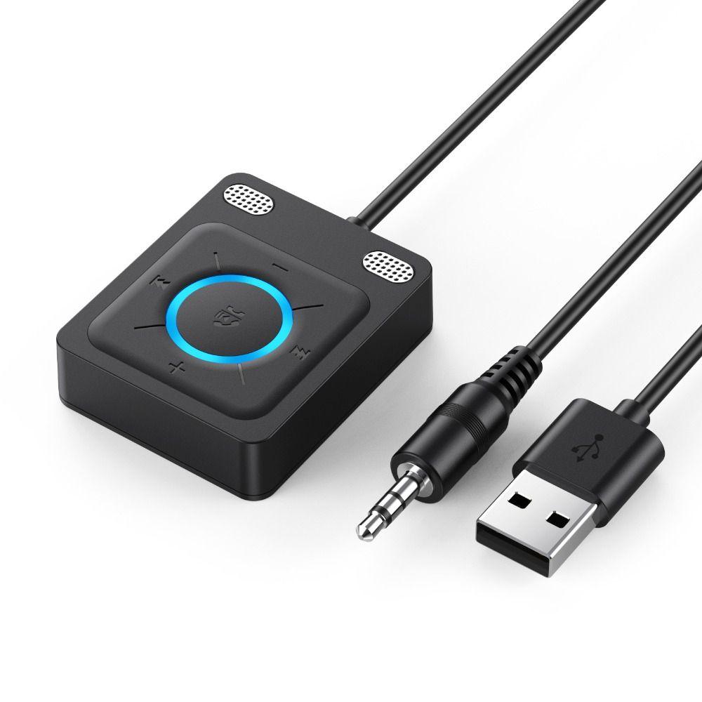 Dual Device Bluetooth Audio Receiver Bluetooth 6.0 Hands-Free Car Kit Music Streaming