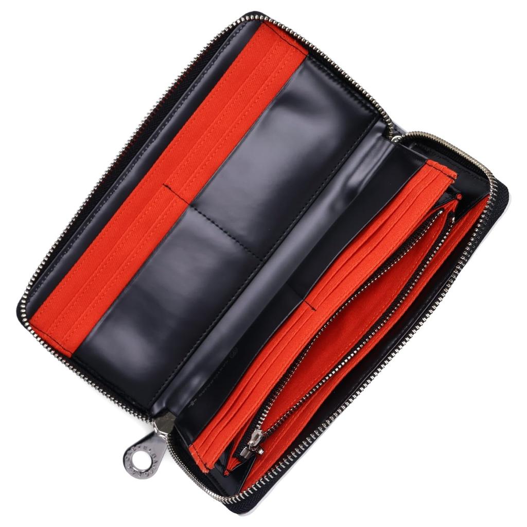 Round Zipper Long Wallet Garbo Shiro [Castelbajac]