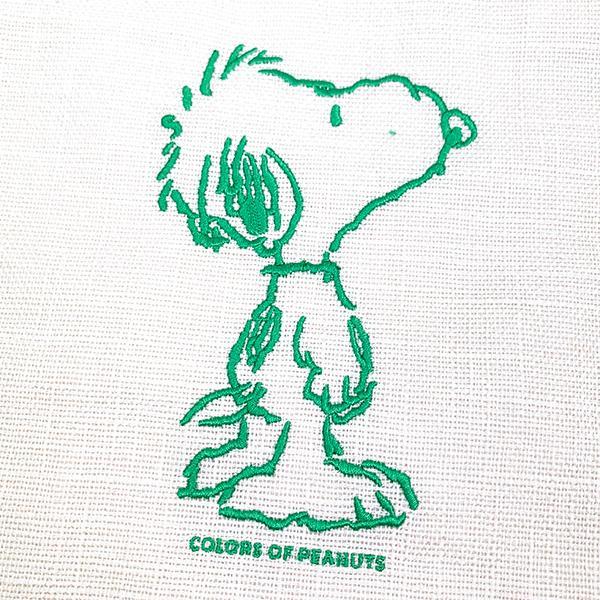 Snoopy Flat Tote Bag Green Bag Tote