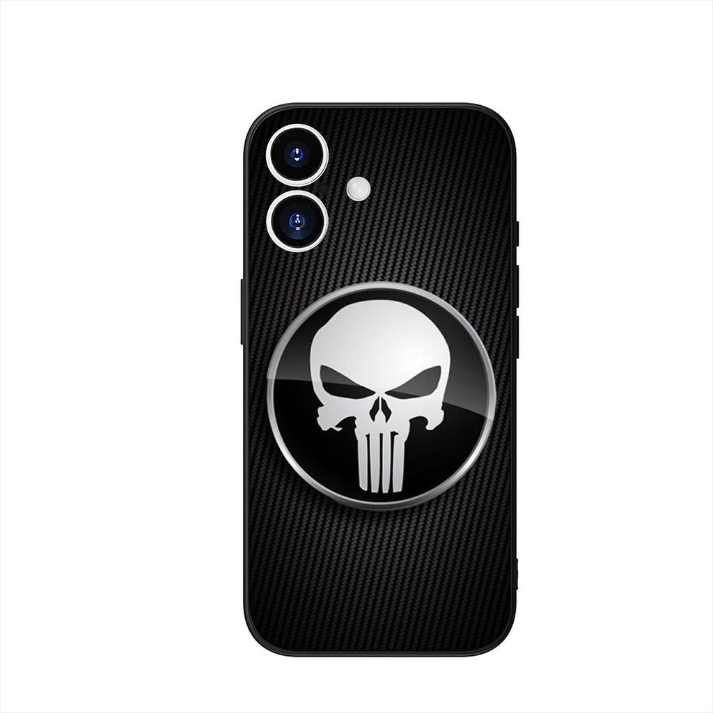 The Marvel Punisher Skull Case for Motorola Moto G54 G05 G24 G55 G75 G9 G85 G15 G57 G86 Power Edge 50 30 Ultra Fusion neo Pro