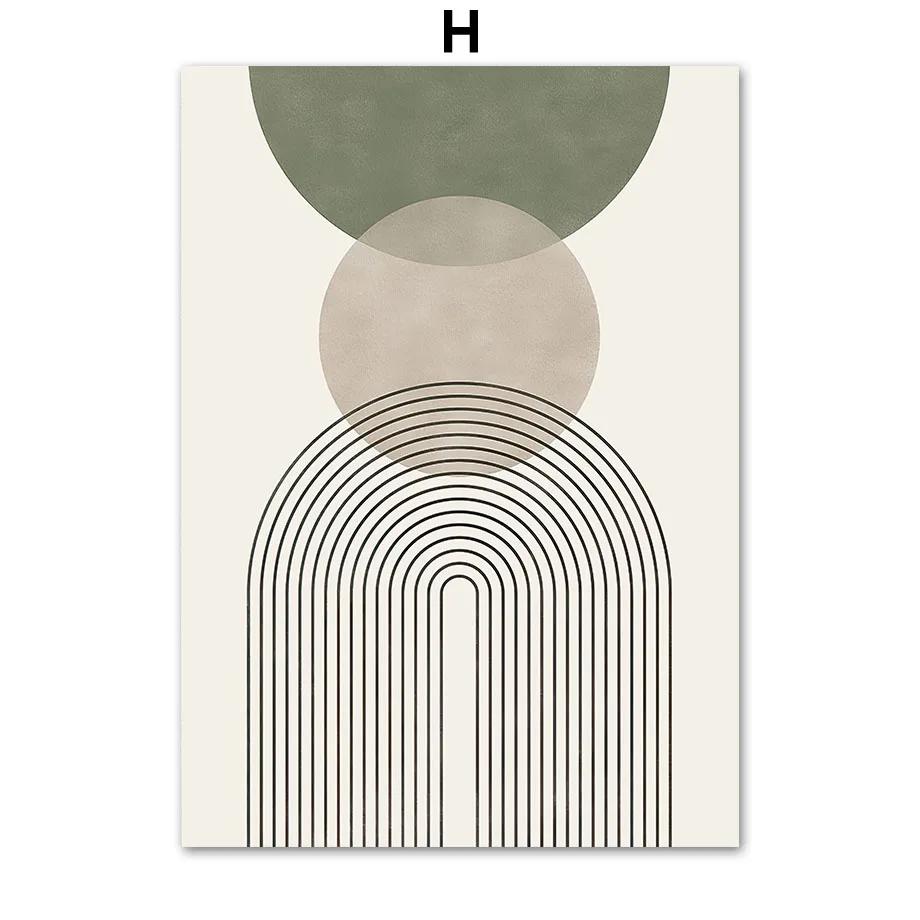 Matisse Green Leaf Coral Geometry Flower Market Posters And Prints Wall Art Canvas Painting For Living Room Decorative Pictures