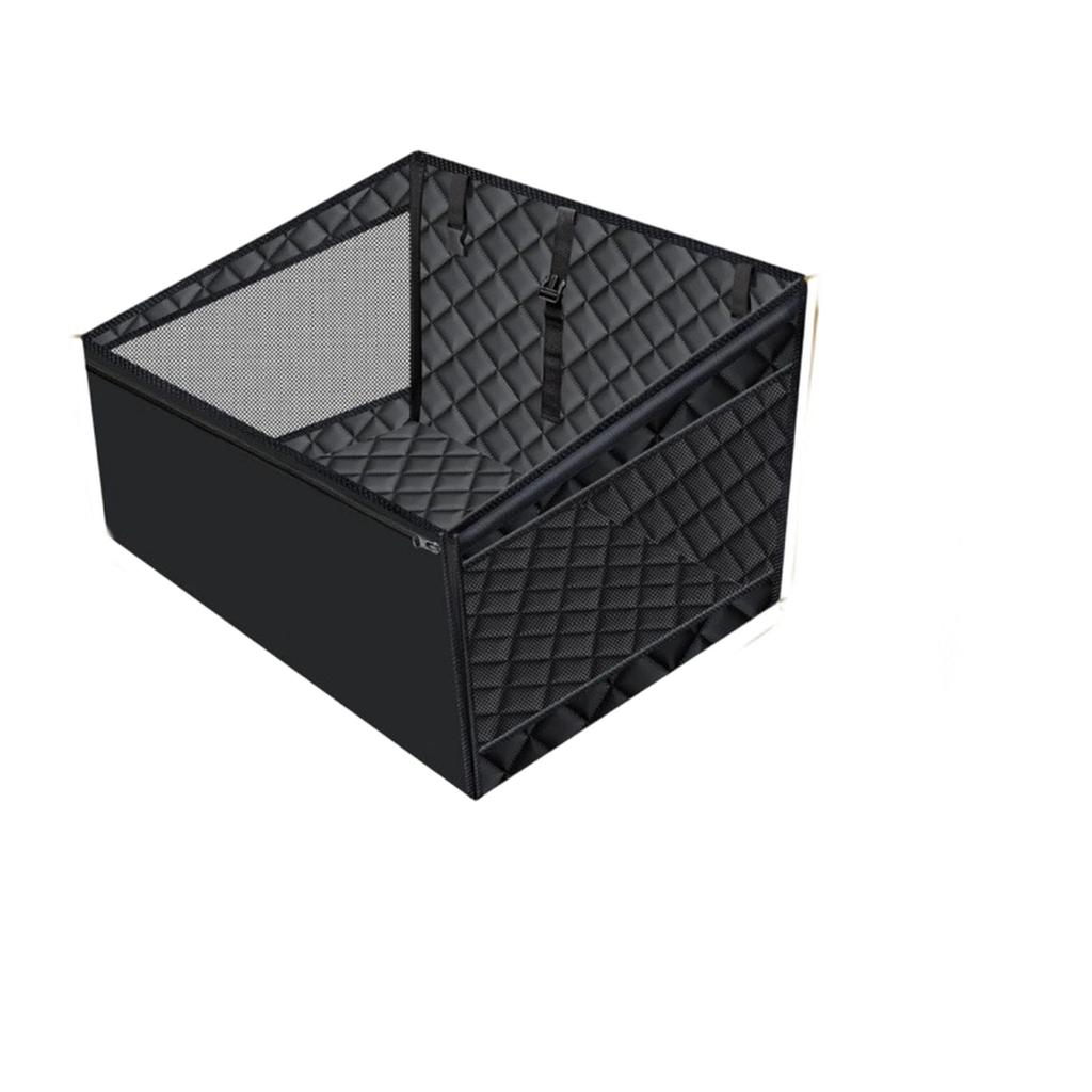 Car Seat Cover for Sedan SUV Half Back Seat Extender with Safety Belt Upgraded  210T Dog Car  with Mesh Pocket