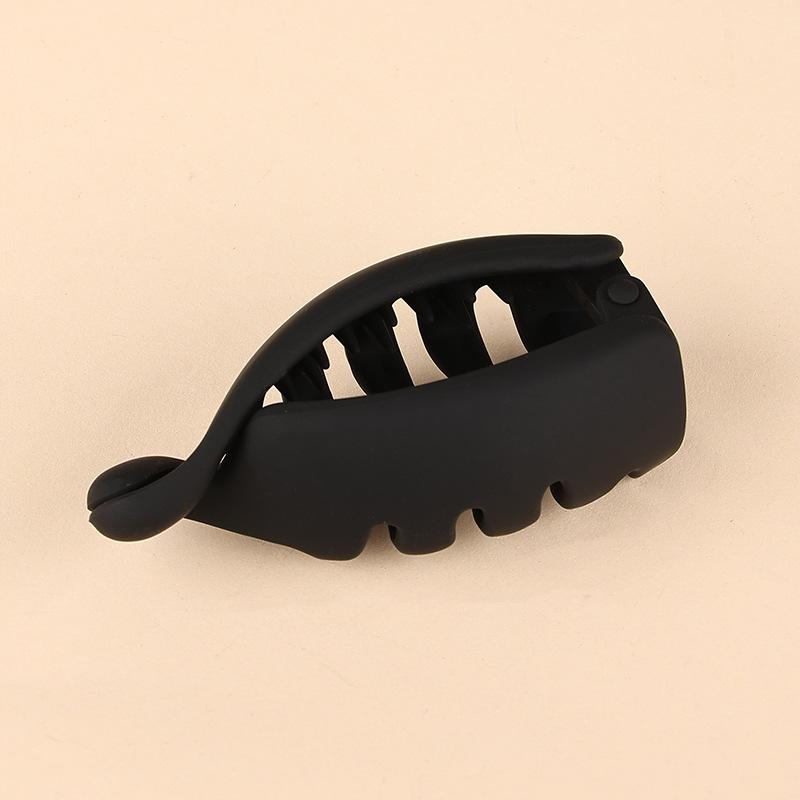 Матовые высокие зажимы для хвоста, сплошной цвет, зажим «банан», женские аксессуары для прически, модные заколки для хвоста, когти, заколки для волос