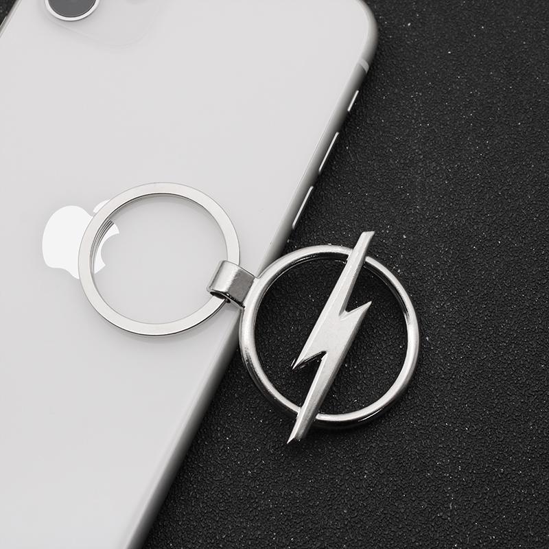 BBEZ3 3D Metal Car Logo Badge KeyChain Rings For Opel Astra H G J Insignia Mokka Zafira Corsa OPC Vectra Emblem Keychain Accessories