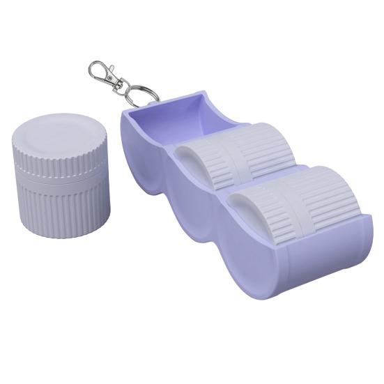 Silicone Cosmetic Packaging Box Set with Hanging Hole Leakproof Travel Toiletry Container for Skin Products Accessories