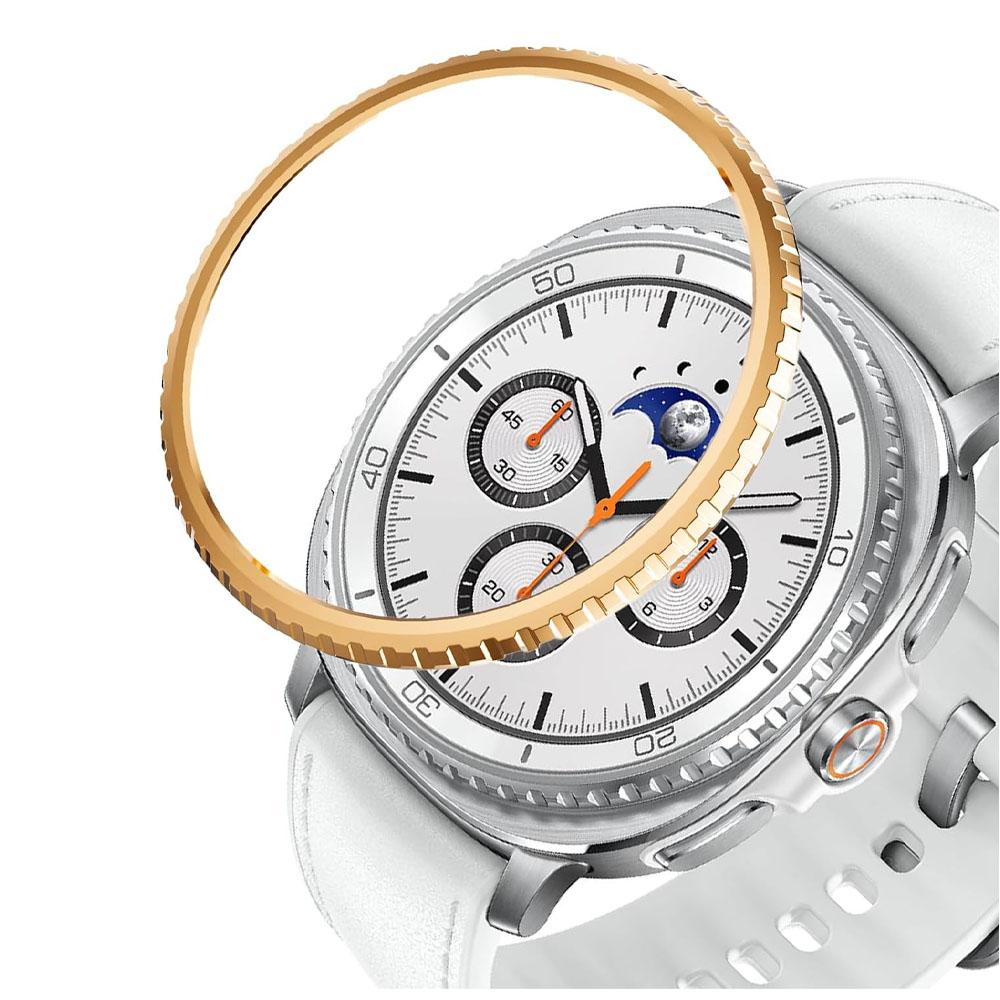 Для Samsung Galaxy Watch 8 classic 46 мм Металлическое кольцо-ободок из нержавеющей стали Защитная крышка-ободок Защитный корпус Galaxy Watch 8 Classic Защитный