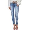 Женские джинсовые классические универсальные модные брюки с высокой талией