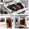 1/24 масштаб Benz G63 AMG модель автомобиля, игрушечный автомобиль из цинкового сплава со звуком и светом для детей, подарок для мальчиков и девочек