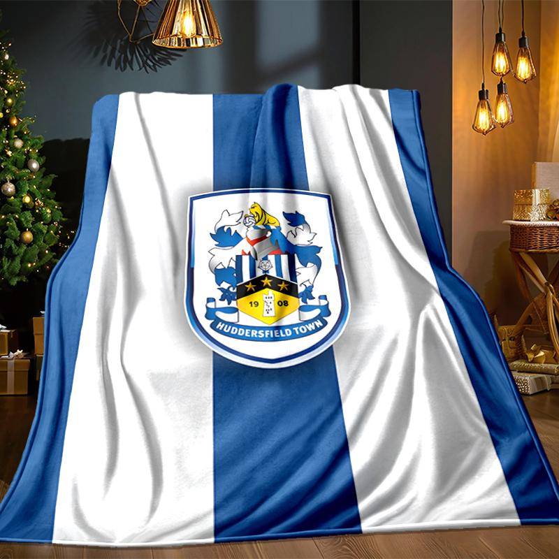 Hudders-field Football Spirit Blanket Lightweight Ideal Bedding Blanket Perfect for Travel, Camping, Living Rooms, Offices, Sofas, Fan Christmas gift