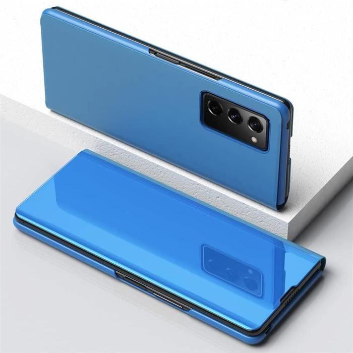 Coque - BOOLING - pour Samsung Galaxy Z Fold 3 - Protection Clear View - Support intégré - Bleu