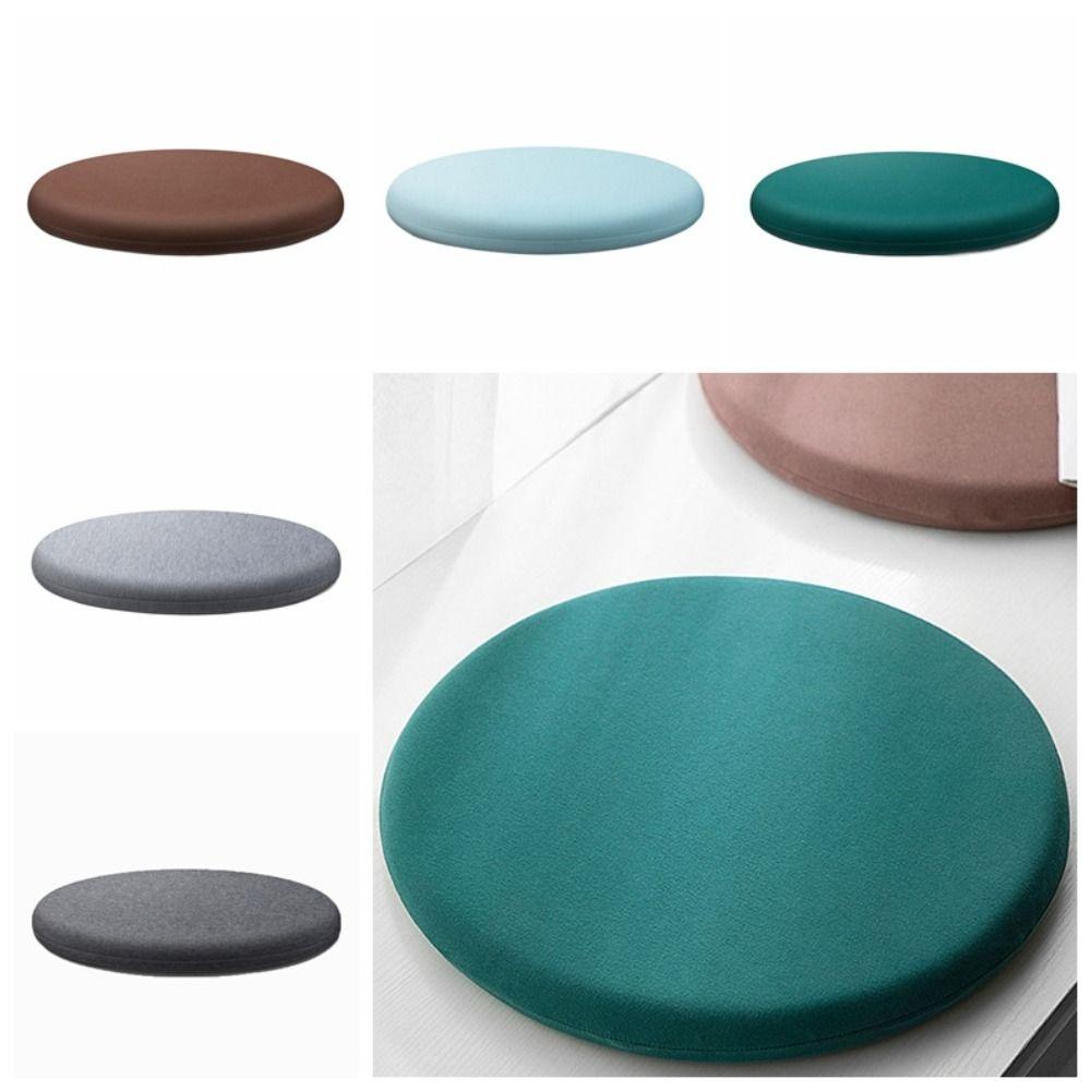 Мягкая круглая подушка для сиденья, утолщенная подушка для стула, нескользящая подушка для сиденья, домашний декор