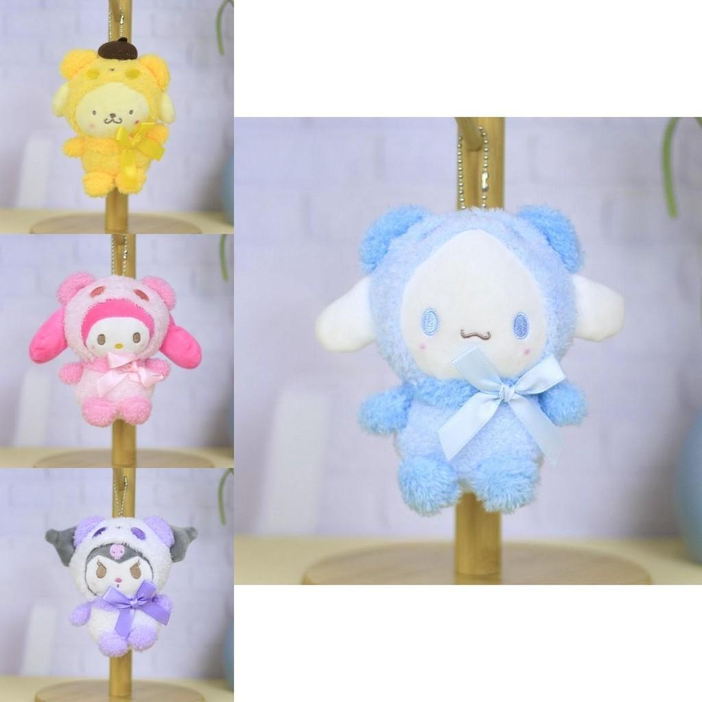 Adorable Sanrio Plush Toys Kuromi Cinnamoroll My Melody Pompompurin 12cm Short Plush